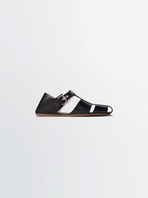 Lemaire FISHERMAN SLIP-ON SANDALS IN LEATHER
