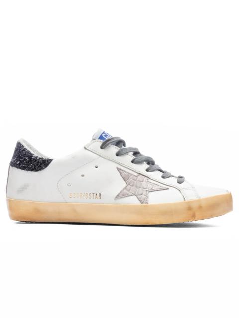 Golden Goose GOLDEN GOOSE WOMEN'S SUPER-STAR SNEAKERS - WHITE/LIGHT PINK/BLACK
