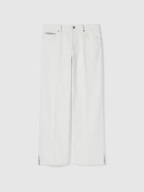 GUCCI Straight fit denim pants