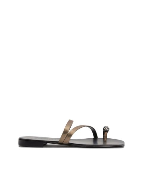 Giuseppe Zanotti Febe crystal-embellished leather sandals