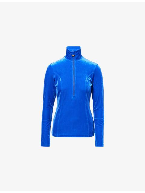 GOLDBERGH Radient High-Neck Stretch-Woven Ski Sweatshirt
