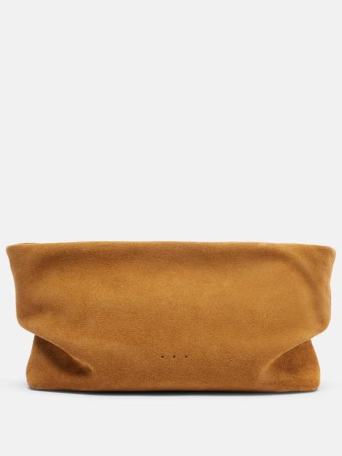 AESTHER EKME Nina Small suede clutch