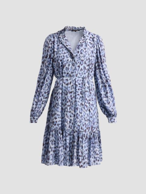 KOBI HALPERIN Women's Charlotte Animal-Print Dress - Frost Multi