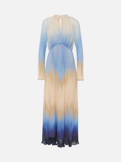 SIMKHAI Calina pleated midi dress
