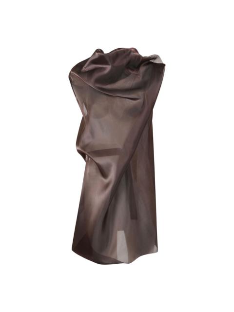 ISSEY MIYAKE draped dress