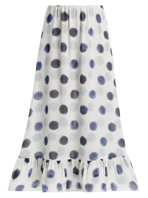 MISA Women's Hope Polka-Dot Midi-Skirt - Polka Dot