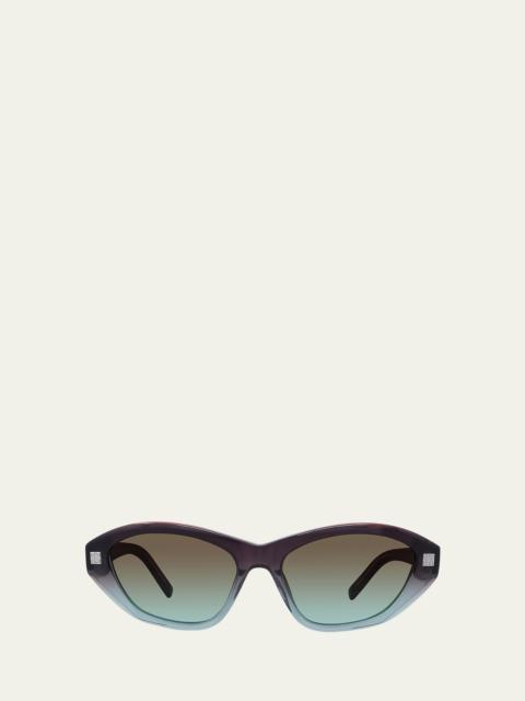 Givenchy 4G Logo Acetate Cat-Eye Sunglasses