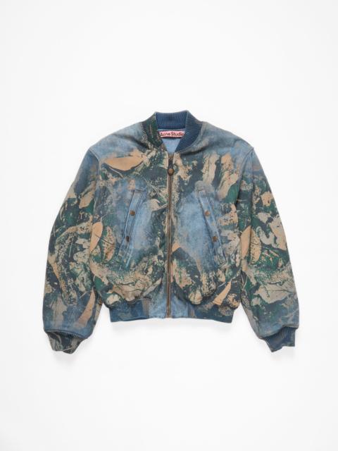 Acne Studios Denim bomber jacket - Brown