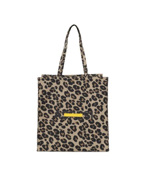 Aspesi animal-print tote bag