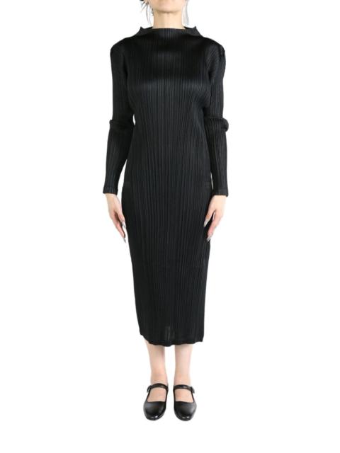 Pleats Please Issey Miyake pleated midi dress