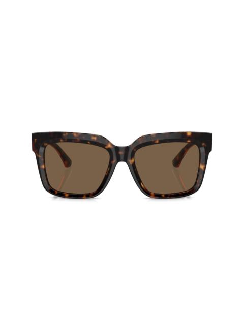 Burberry tortoiseshell square-frame sunglasses