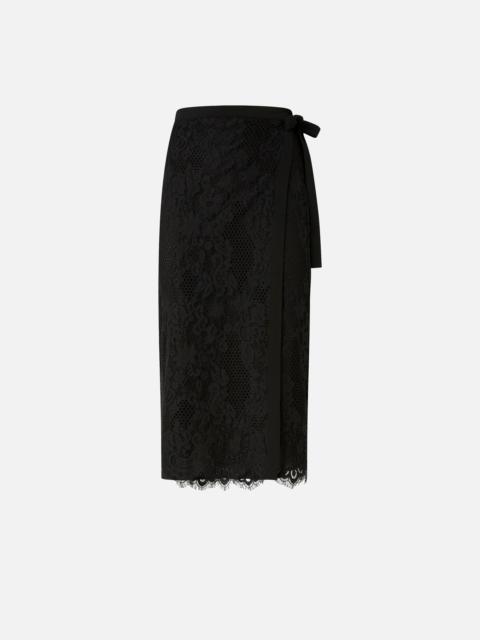 PINKO REBRODÉ LACE SKIRT