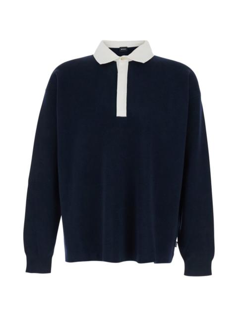 BOSS long-sleeve polo shirt