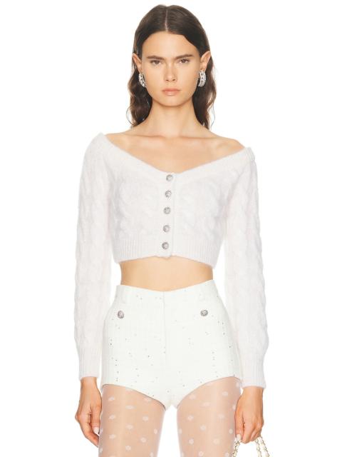 Alessandra Rich Off Shoulder Top