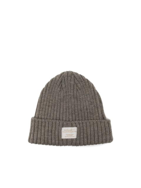 UNDERCOVER logo-patch beanie hat