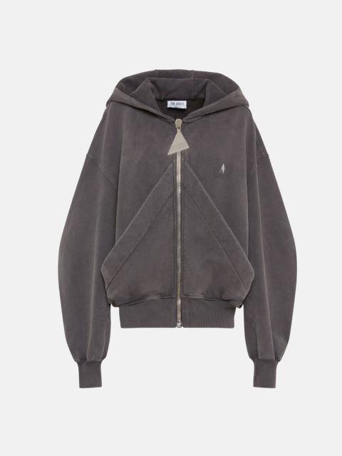 THE ATTICO FADED BLACK SWEATSHIRT