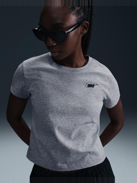 Nike Nike Sportswear Club Women's Short-Sleeve Cropped Graphic T-Shirt