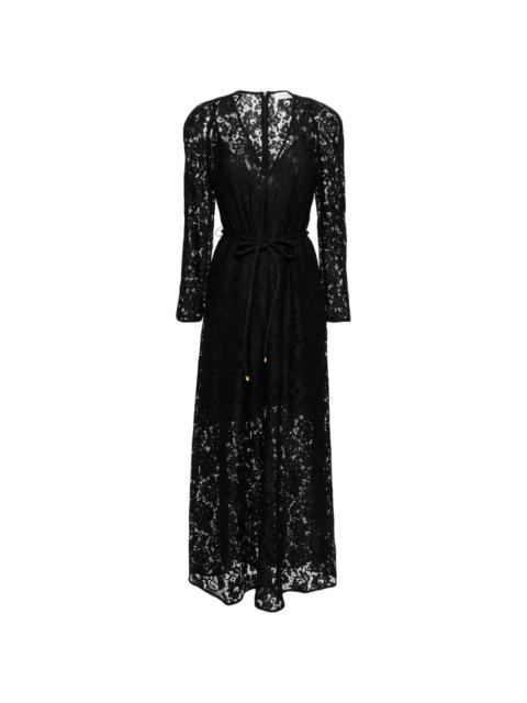 Matchmaker corded lace maxi dress