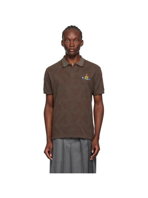 Brown Classic Polo