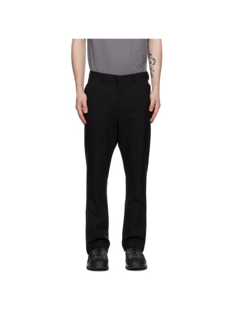 Kanghyuk Black Bell Bottom Silhouette Trousers