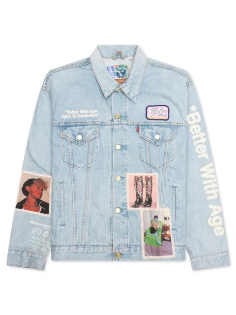 Better With Age CHARLATAN REVERSIBLE DENIM/BASEBALL JACKET