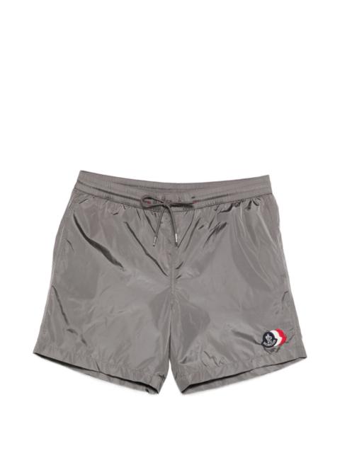 Moncler Mare drawstring logo-patch swim shorts