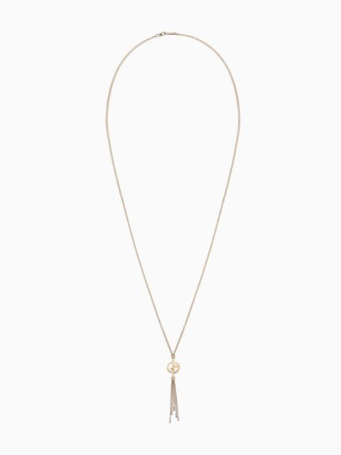 GIORGIO ARMANI FRINGED, 18K GOLD BORGONUOVO NECKLACE
