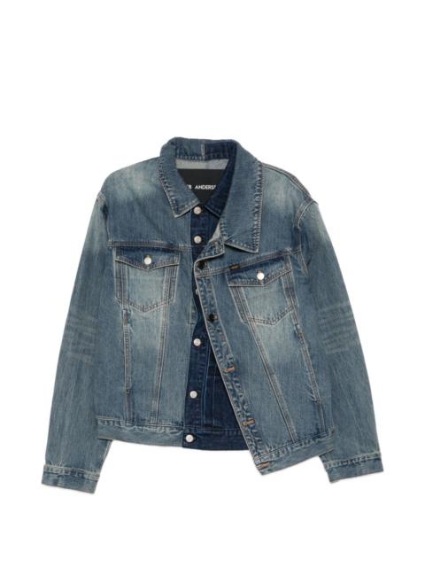Andersson Bell asymmetric layered denim jacket