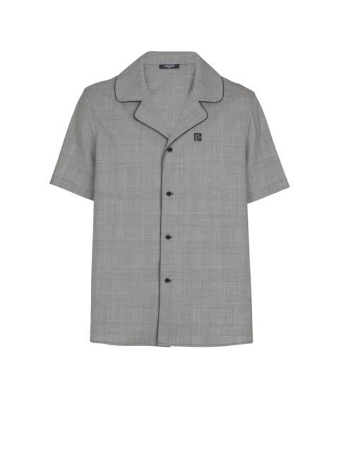 Short-sleeved Prince of Wales shirt