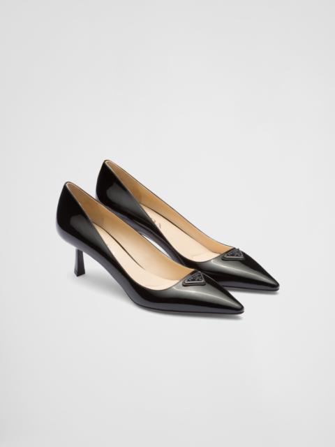 Patent-leather pumps