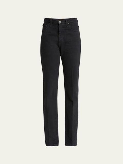 SAINT LAURENT Straight Leg Denim Pants