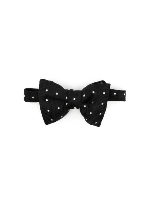TOM FORD polka-dot padded bow tie