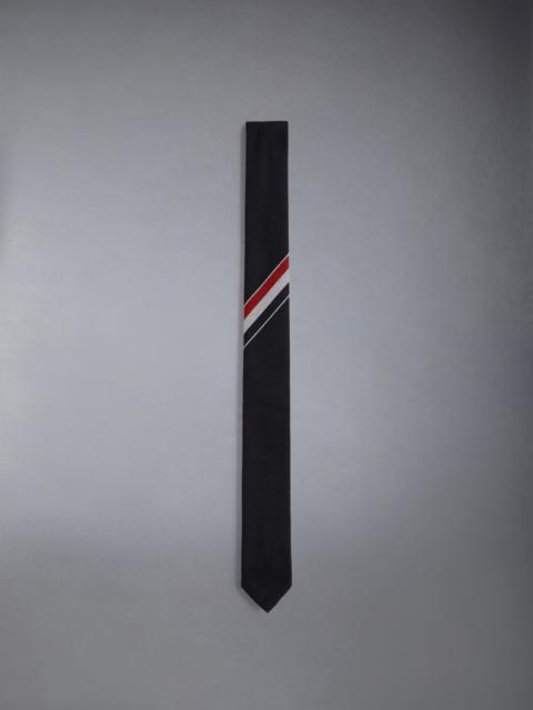 Thom Browne TWILL WOOL STRIPE TIE
