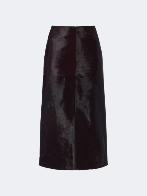 SIMKHAI Tobiana calf hair pencil skirt