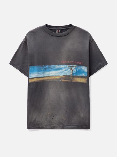 SAINT M×××××× SKY JESUS ON CROSS T-SHIRT