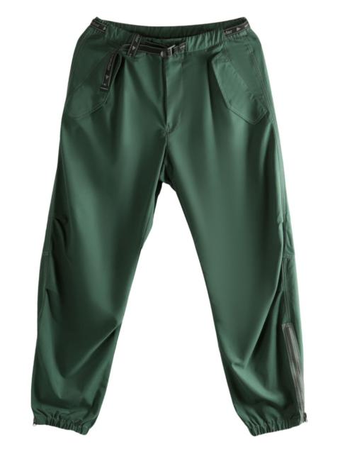 and Wander belted-waist track pants