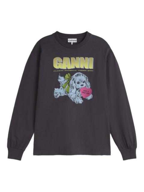 GANNI graphic-print sweatshirt