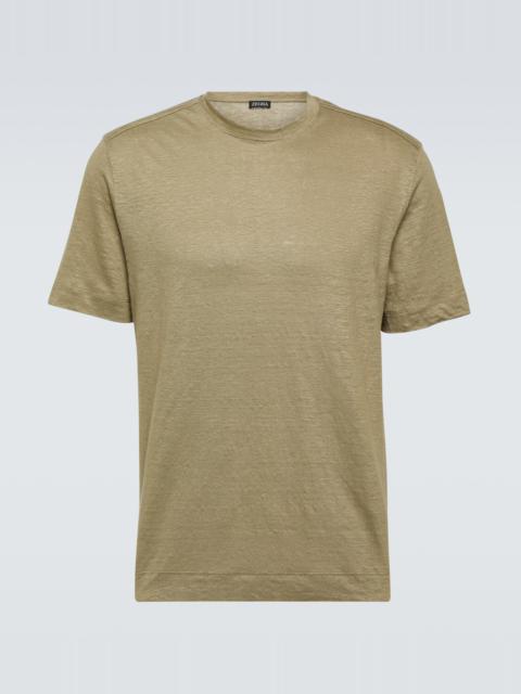 Linen jersey T-shirt