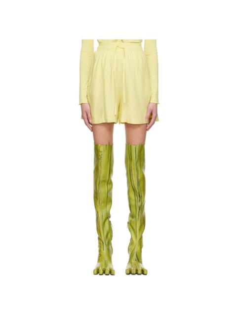 AVAVAV Yellow Holy Bowling Shorts