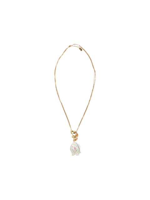 Chloé floral-print pendant necklace