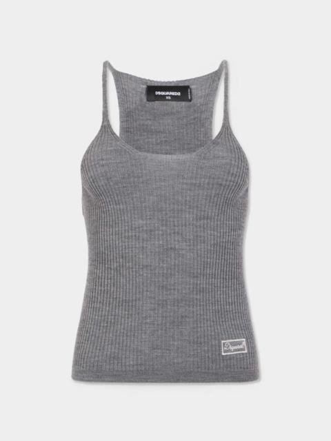 DSQUARED2 DSQUARED2 SIGNATURE KNIT TANK TOP