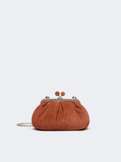WEEKEND Max Mara VALOIS Small suede Pasticcino Bag - BROWN