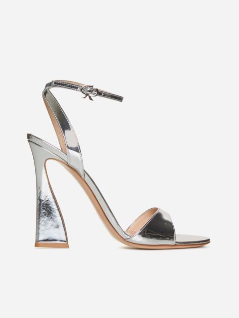 Aura patent leather sandals