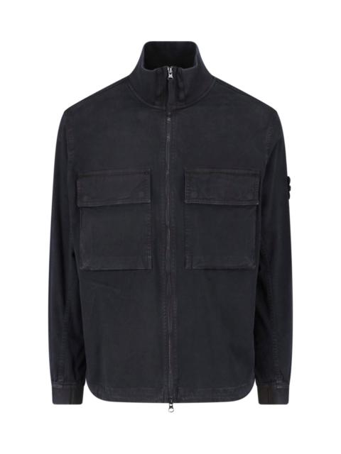Stone Island ZIP JACKET IN COTTON