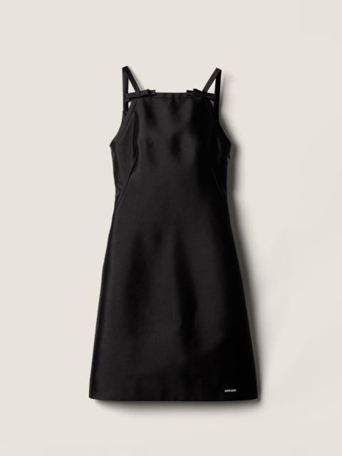 Miu Miu Silk and wool mini-dress
