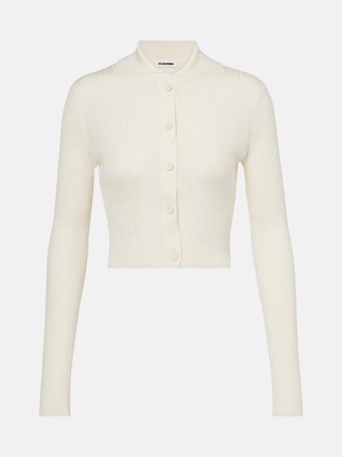 Jil Sander 늑골 니트 카디건