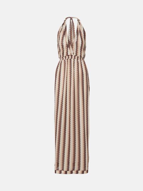 MELISSA ODABASH Mariah knitted maxi dress