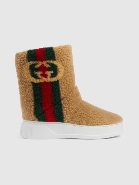 GUCCI Women's Interlocking G Web boot