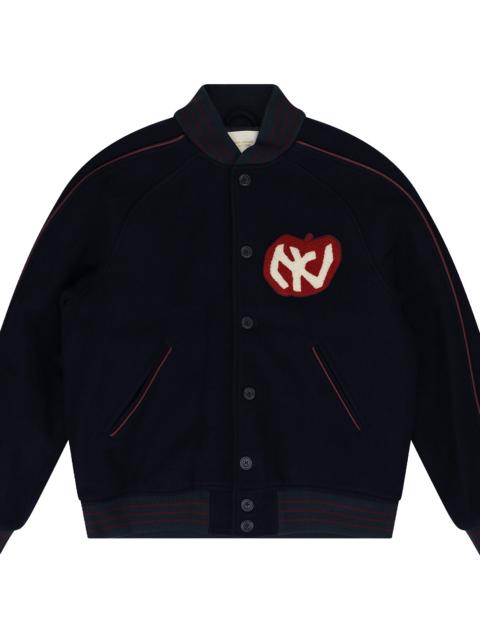 AIMÉ LEON DORE Navy Alumni Varsity Jacket "Navy" ALD MOTW 0047