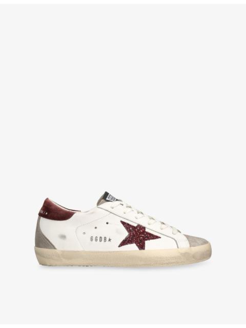 Golden Goose Superstar 10360 가죽 낮은 탑 트레이너